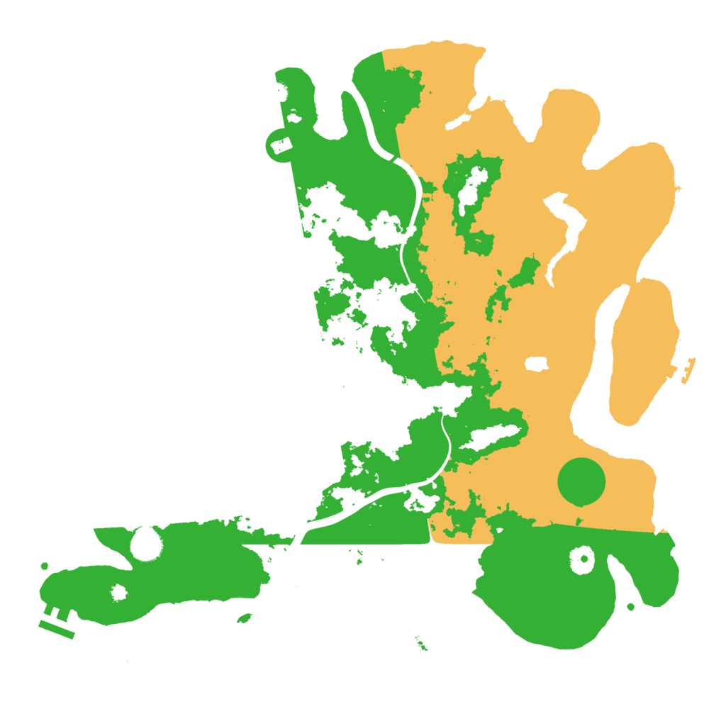 Biome Rust Map: Procedural Map, Size: 4000, Seed: 2107993