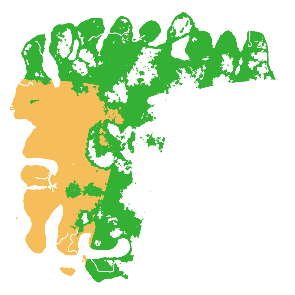 Biome Rust Map: Procedural Map, Size: 5000, Seed: 14