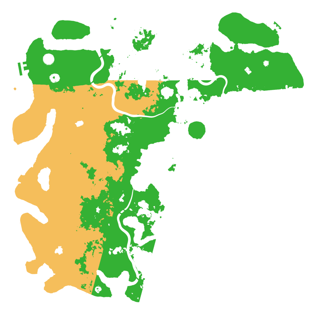 Biome Rust Map: Procedural Map, Size: 5000, Seed: 14