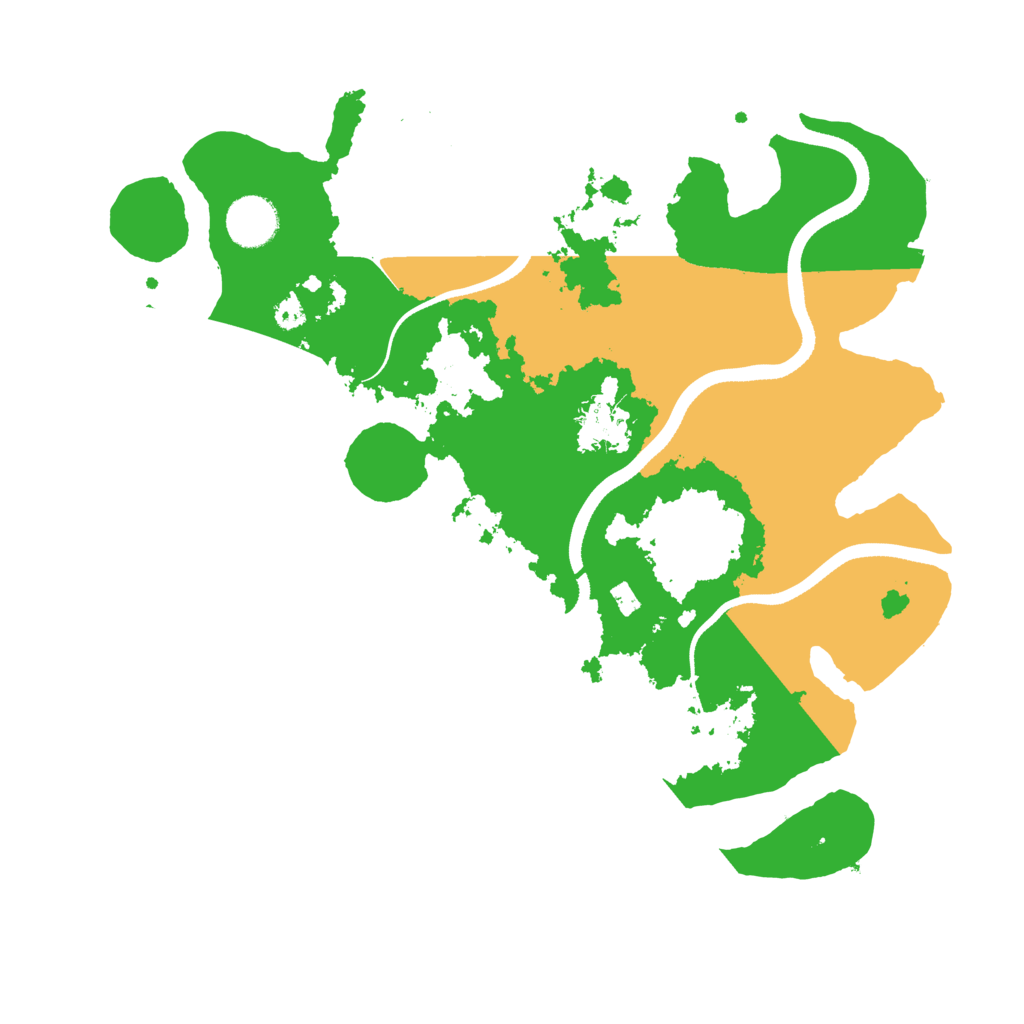 Biome Rust Map: Procedural Map, Size: 3500, Seed: 334037