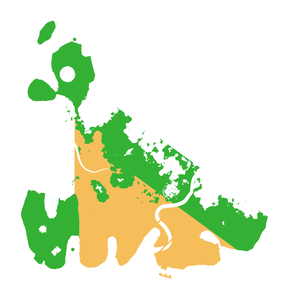 Biome Rust Map: Procedural Map, Size: 3500, Seed: 726025657