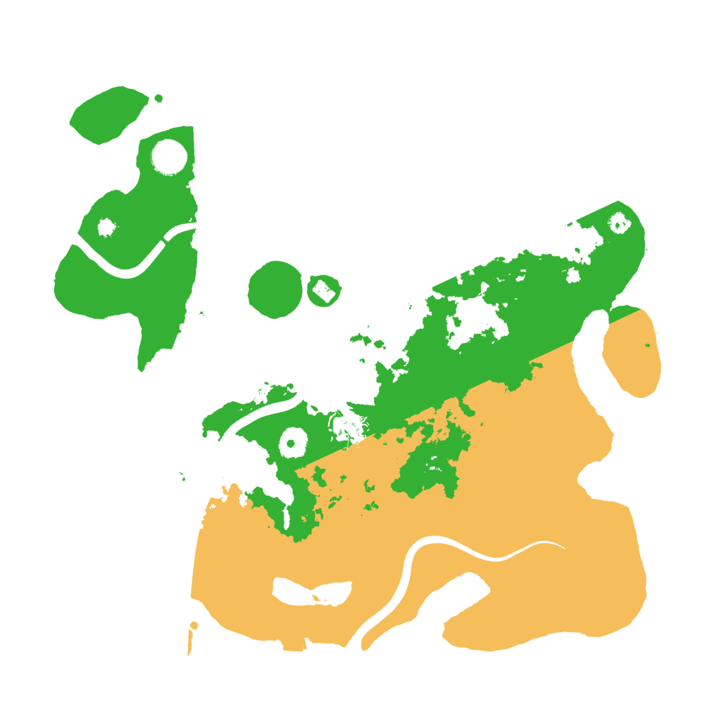 Biome Rust Map: Procedural Map, Size: 3600, Seed: 126