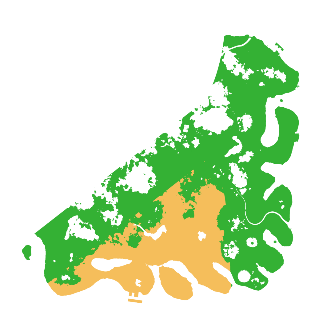 Biome Rust Map: Procedural Map, Size: 4500, Seed: 80240