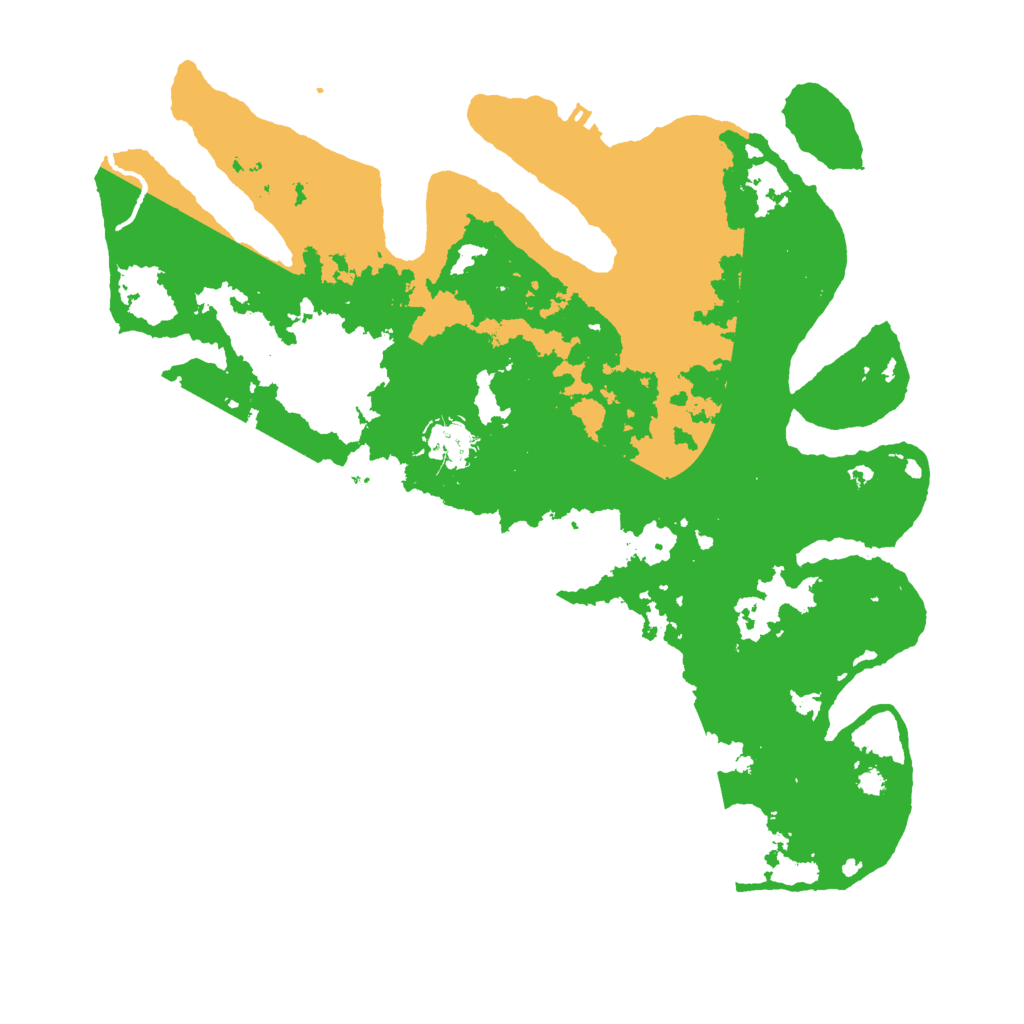 Biome Rust Map: Procedural Map, Size: 3550, Seed: 31107