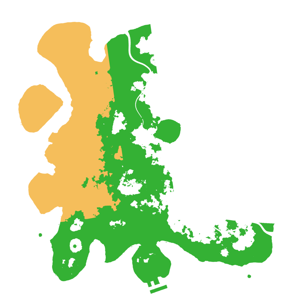 Biome Rust Map: Procedural Map, Size: 3500, Seed: 925729