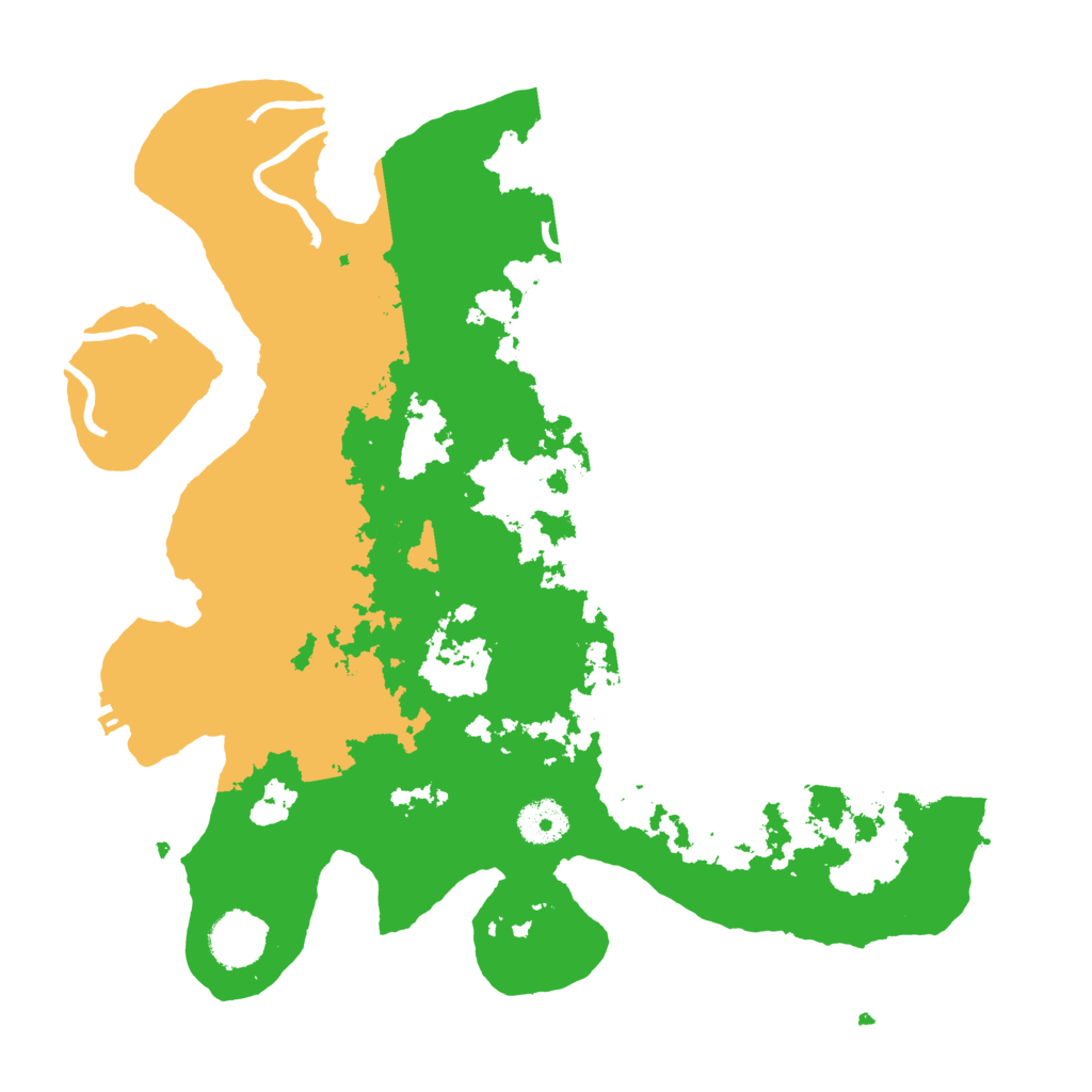 Biome Rust Map: Procedural Map, Size: 3500, Seed: 925729