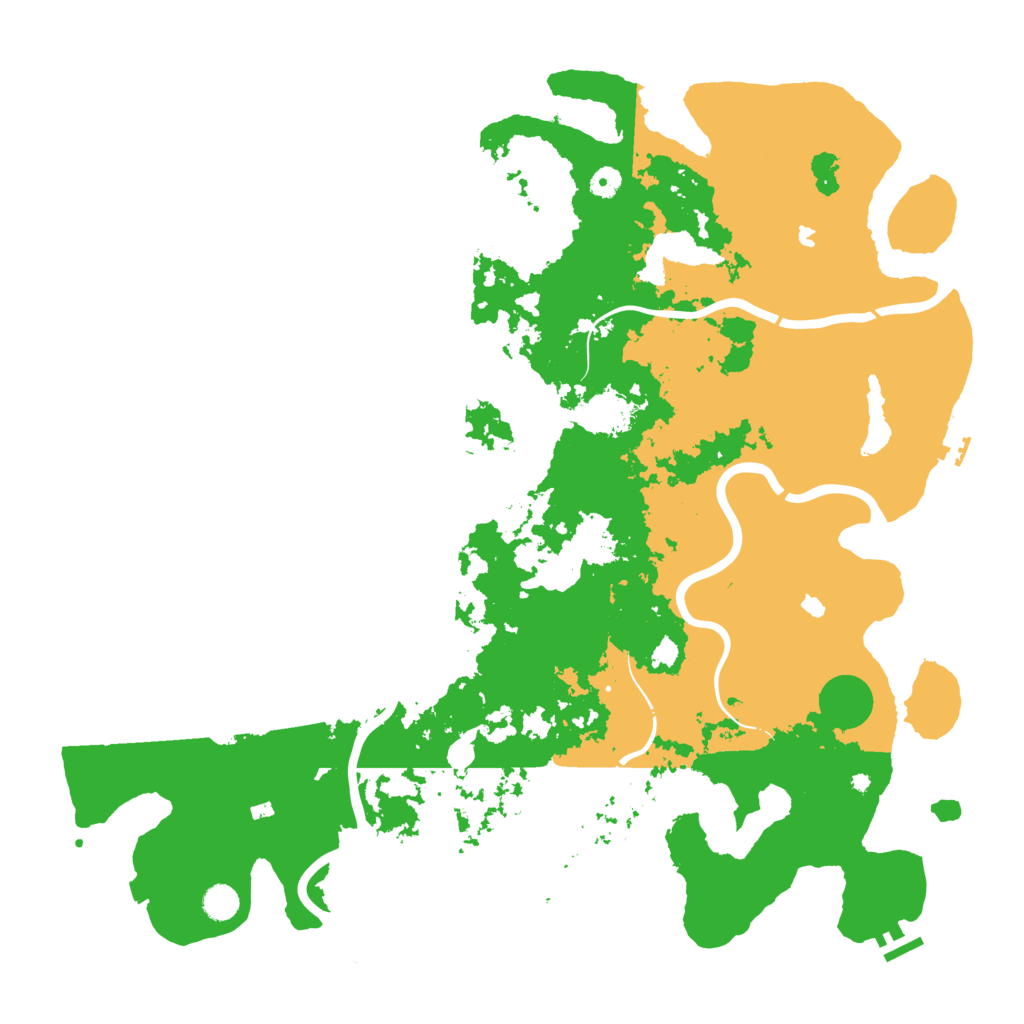 Biome Rust Map: Procedural Map, Size: 5000, Seed: 6052021