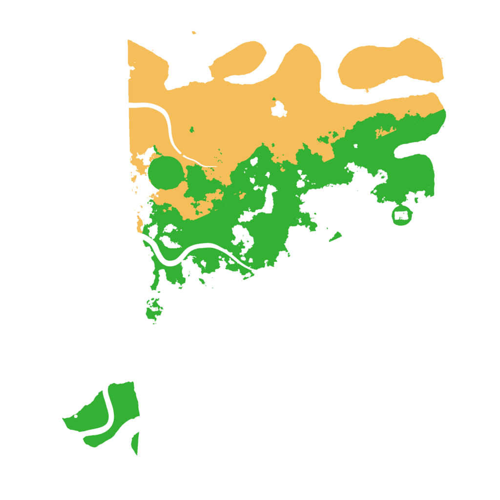 Biome Rust Map: Procedural Map, Size: 4000, Seed: 10757