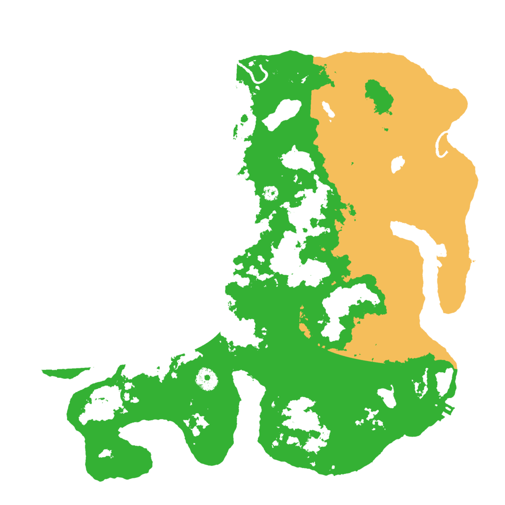 Biome Rust Map: Procedural Map, Size: 3500, Seed: 923807999