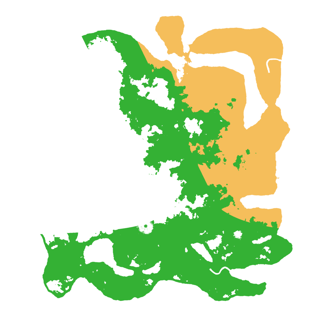 Biome Rust Map: Procedural Map, Size: 3500, Seed: 1895172400