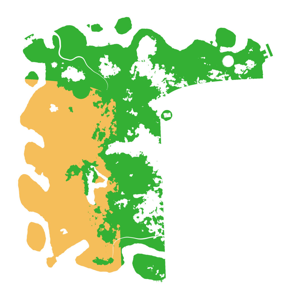 Biome Rust Map: Procedural Map, Size: 4500, Seed: 575902031