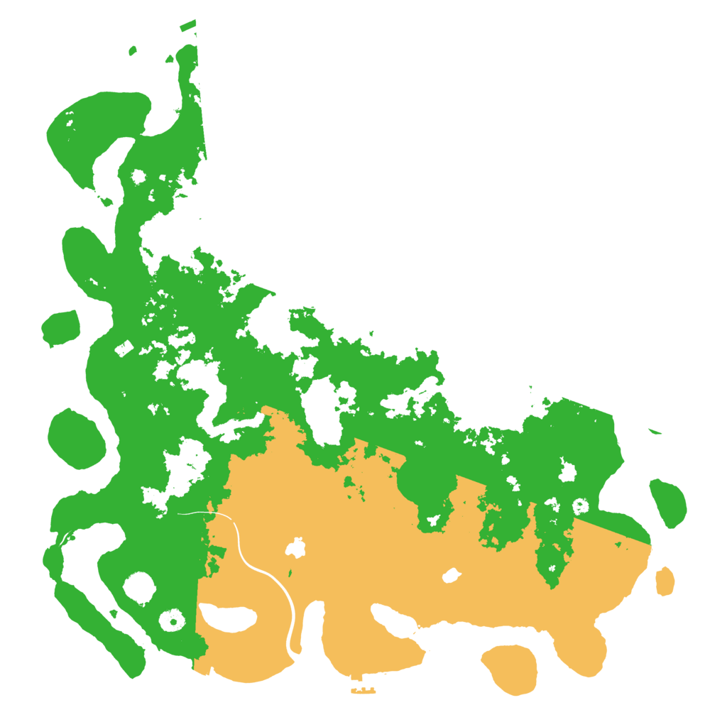 Biome Rust Map: Procedural Map, Size: 4500, Seed: 1109615223