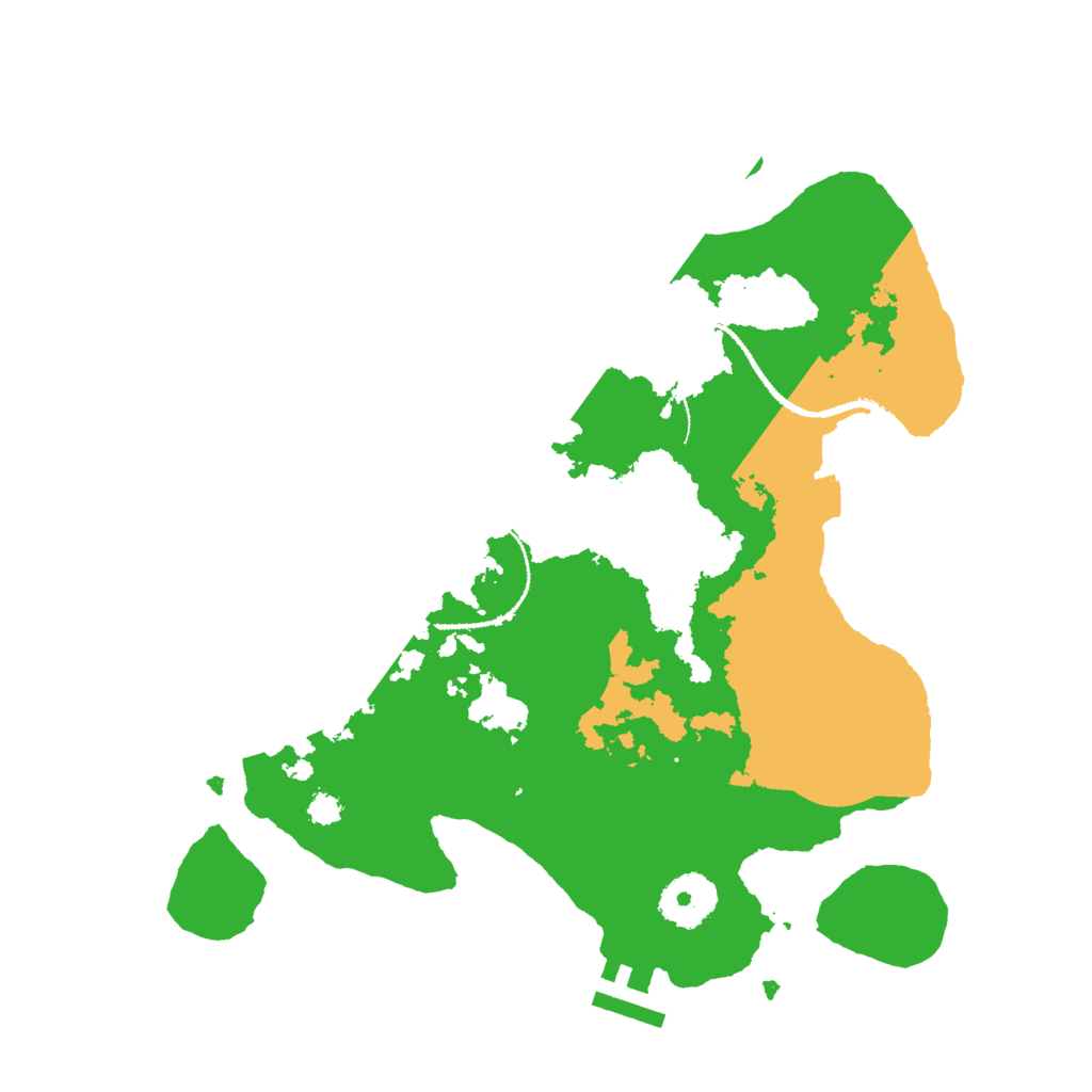 Biome Rust Map: Procedural Map, Size: 3000, Seed: 234234