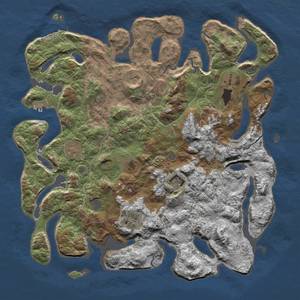 Thumbnail Rust Map: Procedural Map, Size: 4500, Seed: 504703969, 14 Monuments