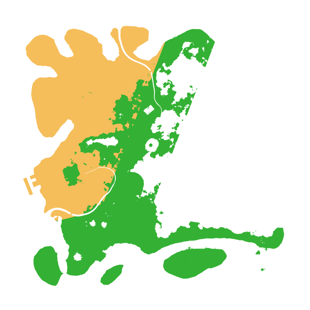 Biome Rust Map: Procedural Map, Size: 3500, Seed: 1856741682