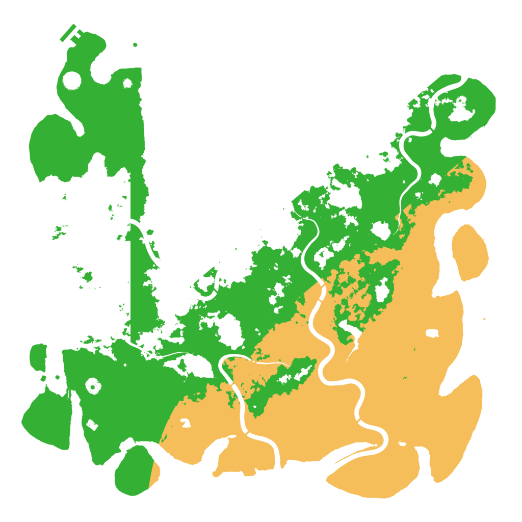 Biome Rust Map: Procedural Map, Size: 5000, Seed: 151316141