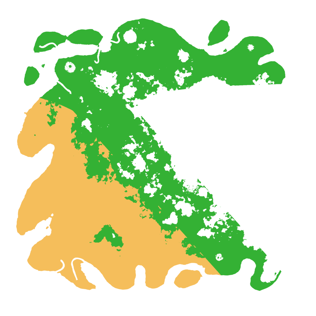 Biome Rust Map: Procedural Map, Size: 4500, Seed: 488559