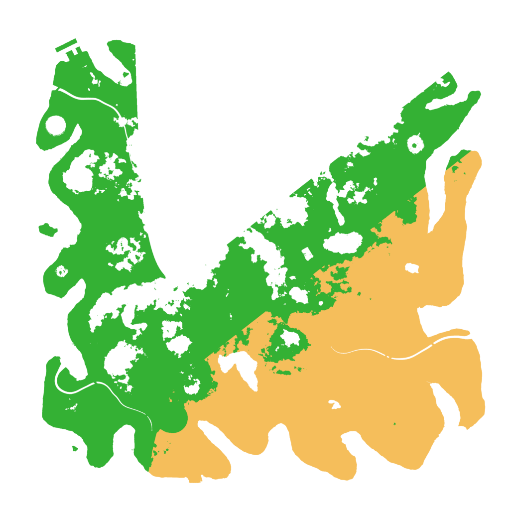 Biome Rust Map: Procedural Map, Size: 4500, Seed: 1363155491
