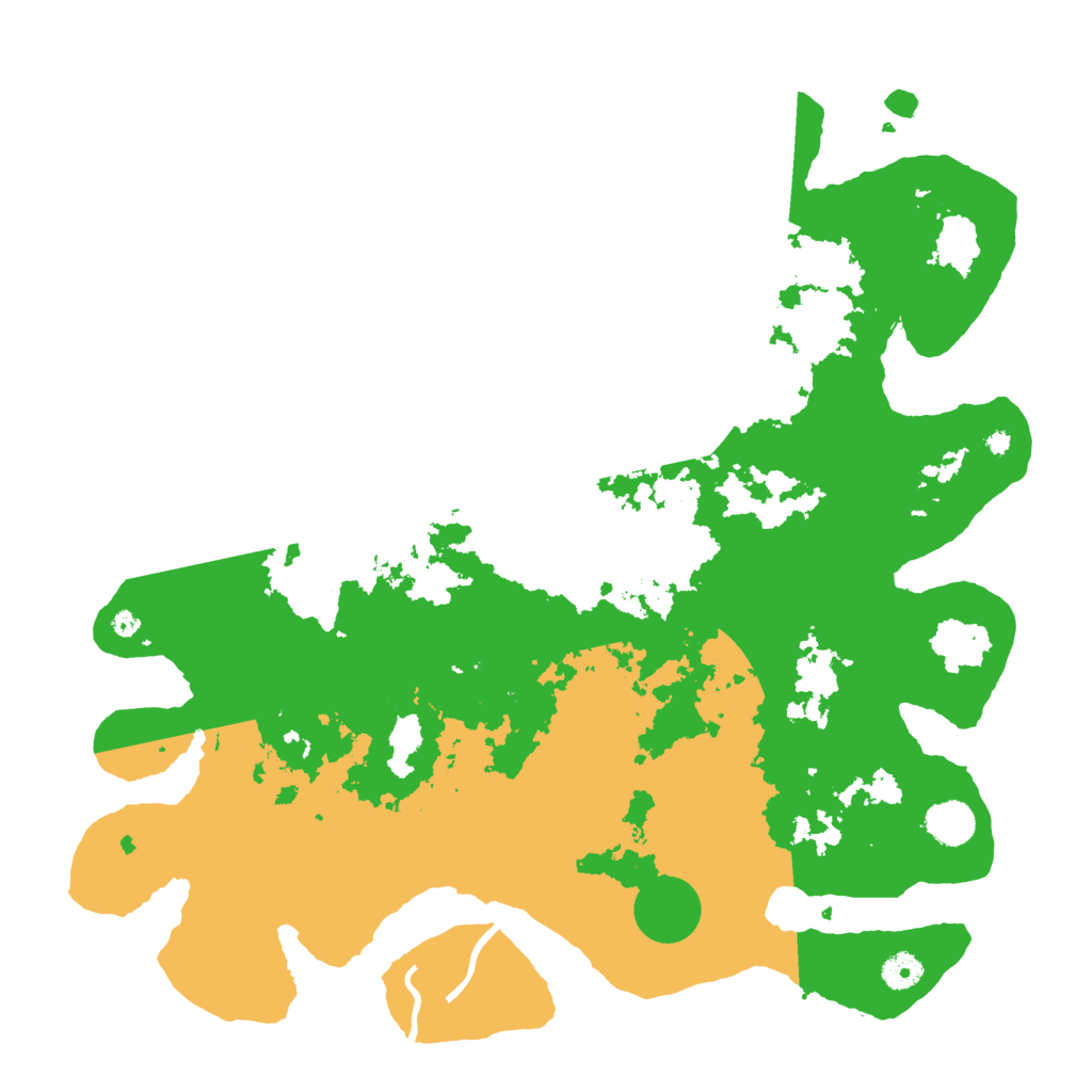 Biome Rust Map: Procedural Map, Size: 4300, Seed: 846514