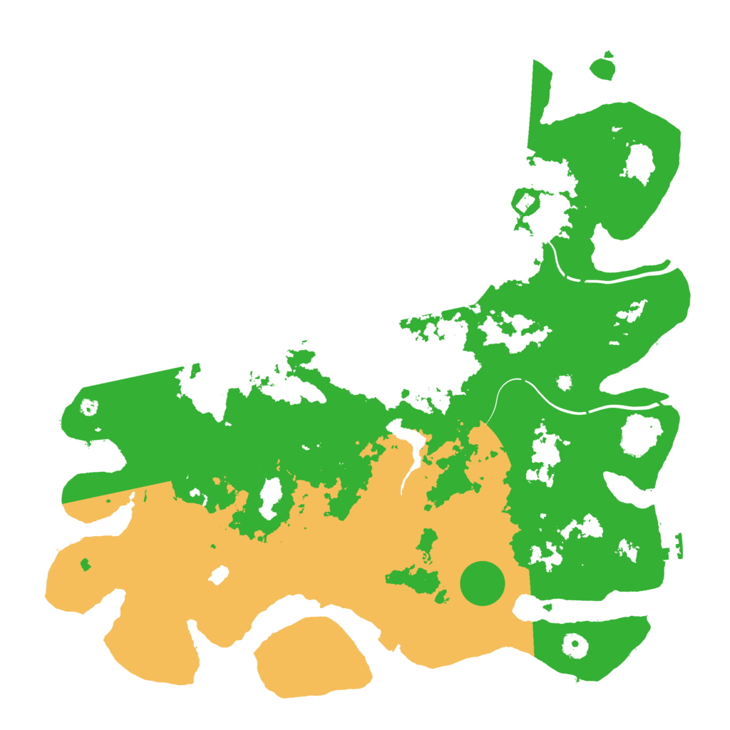 Biome Rust Map: Procedural Map, Size: 4300, Seed: 846514