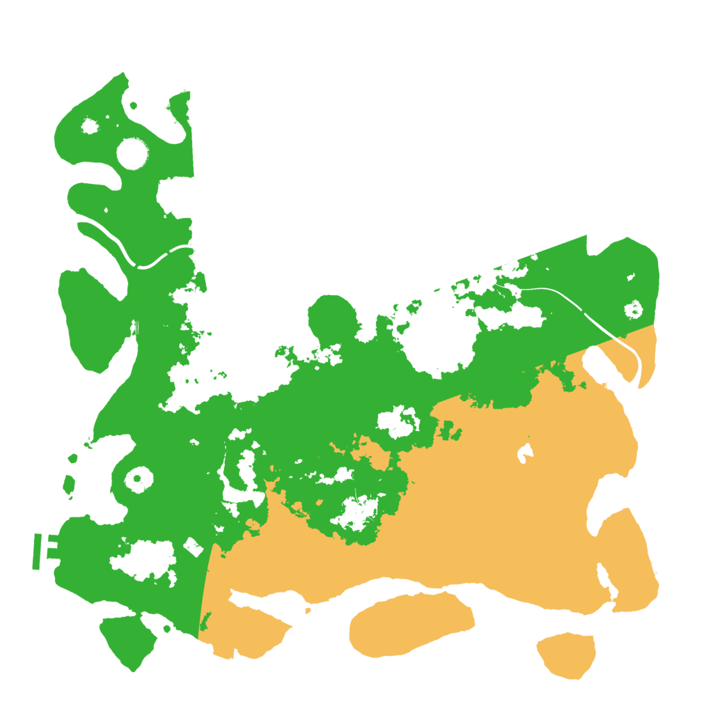 Biome Rust Map: Procedural Map, Size: 4000, Seed: 8344232