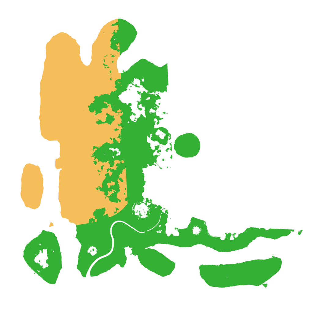 Biome Rust Map: Procedural Map, Size: 3500, Seed: 331879616