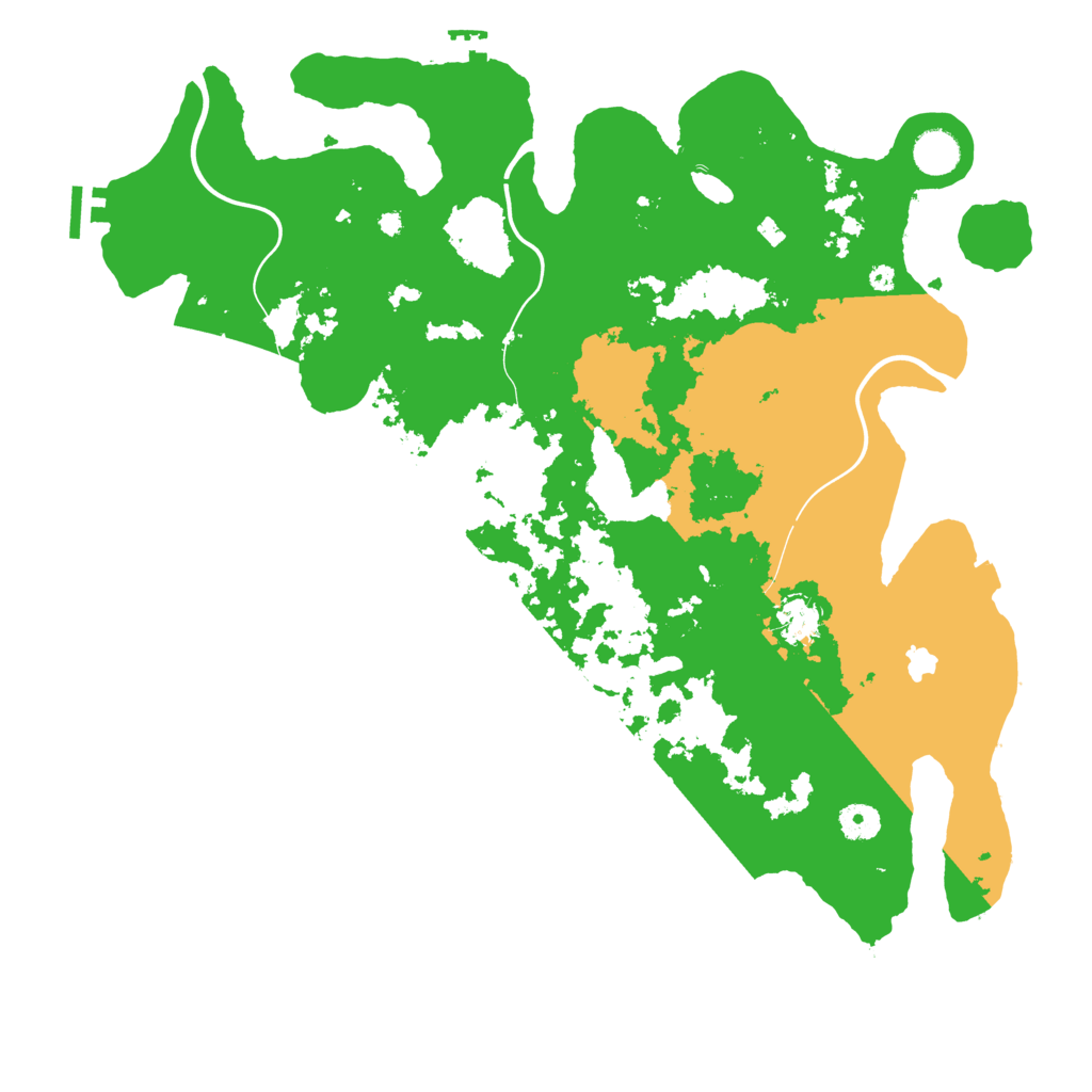Biome Rust Map: Procedural Map, Size: 4200, Seed: 36