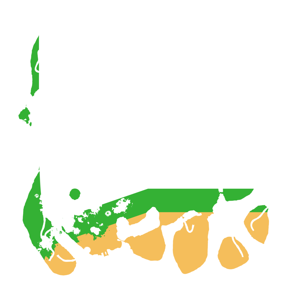 Biome Rust Map: Procedural Map, Size: 3900, Seed: 1116