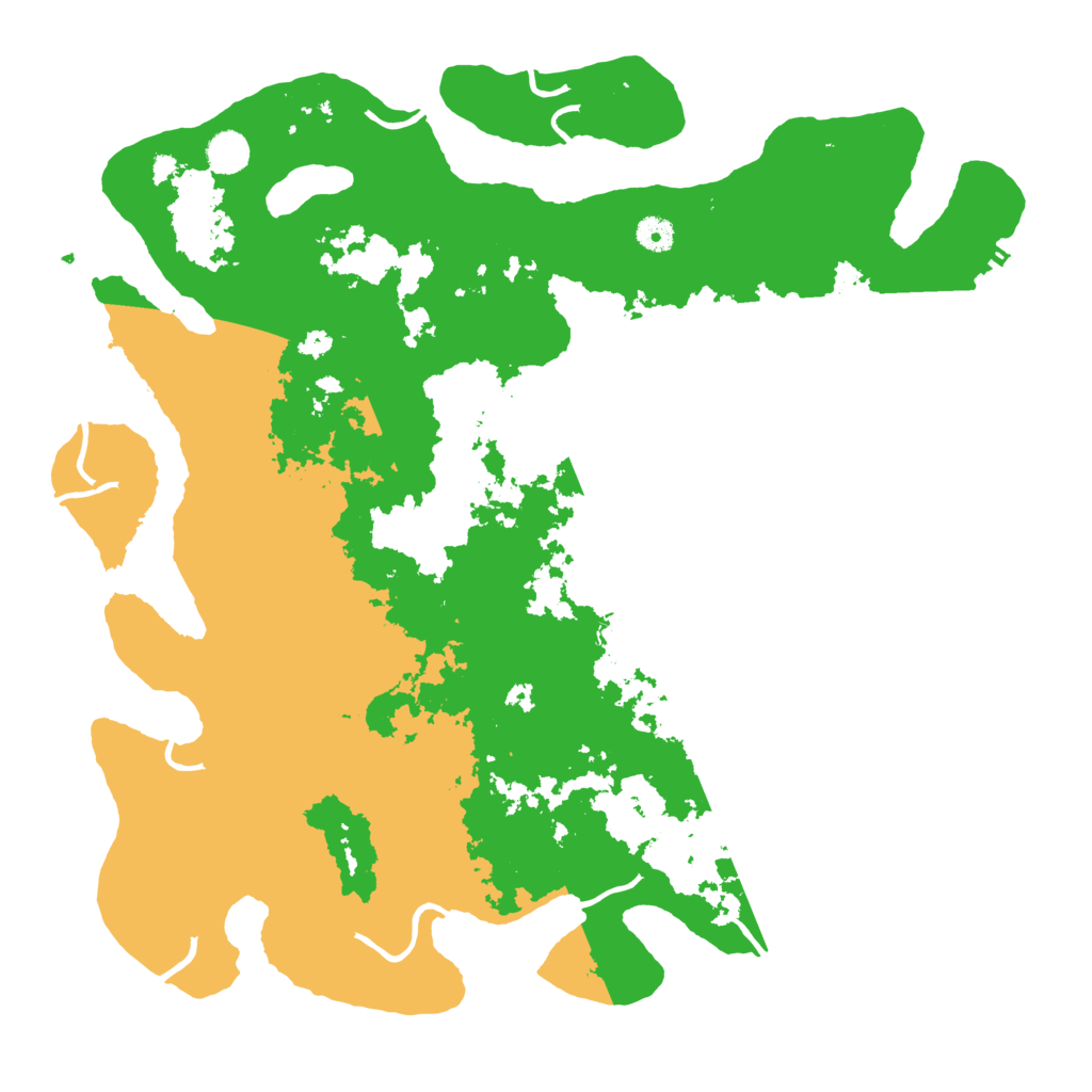 Biome Rust Map: Procedural Map, Size: 4500, Seed: 310452012