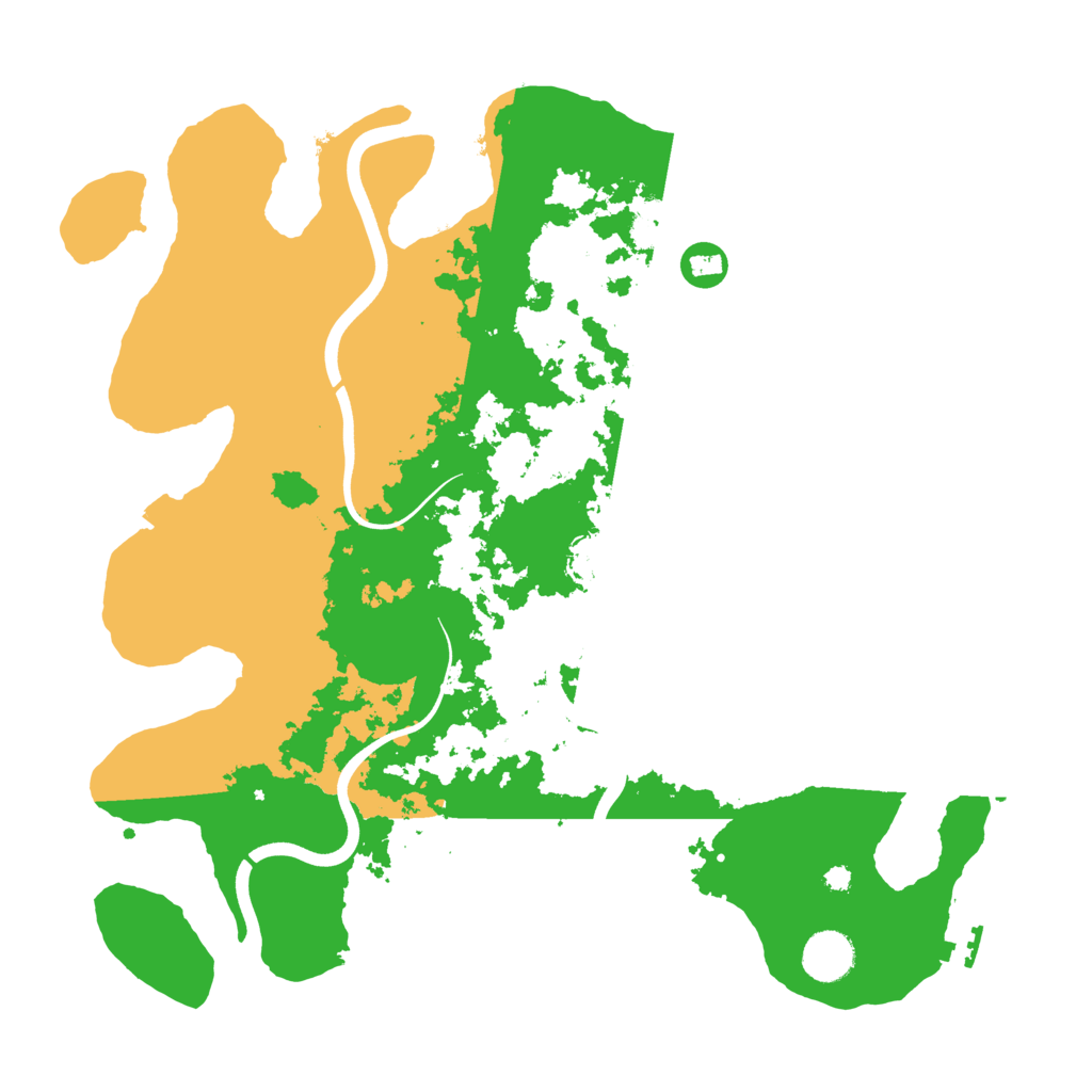 Biome Rust Map: Procedural Map, Size: 3800, Seed: 40605
