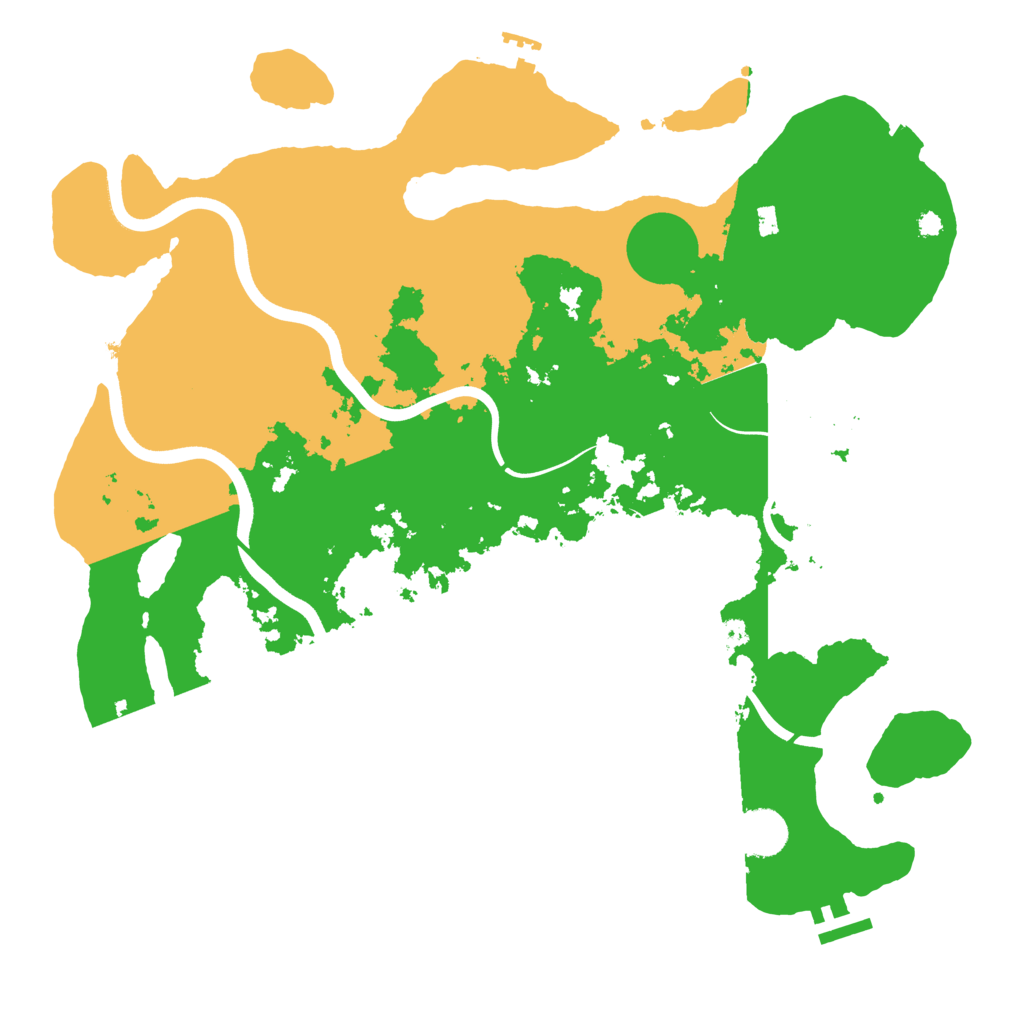 Biome Rust Map: Procedural Map, Size: 3800, Seed: 5823258