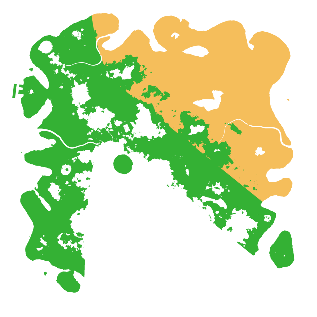 Biome Rust Map: Procedural Map, Size: 4500, Seed: 7842165