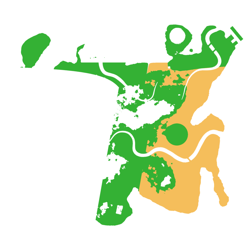 Biome Rust Map: Procedural Map, Size: 3000, Seed: 852102942