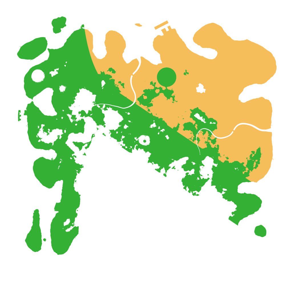Biome Rust Map: Procedural Map, Size: 4000, Seed: 6334