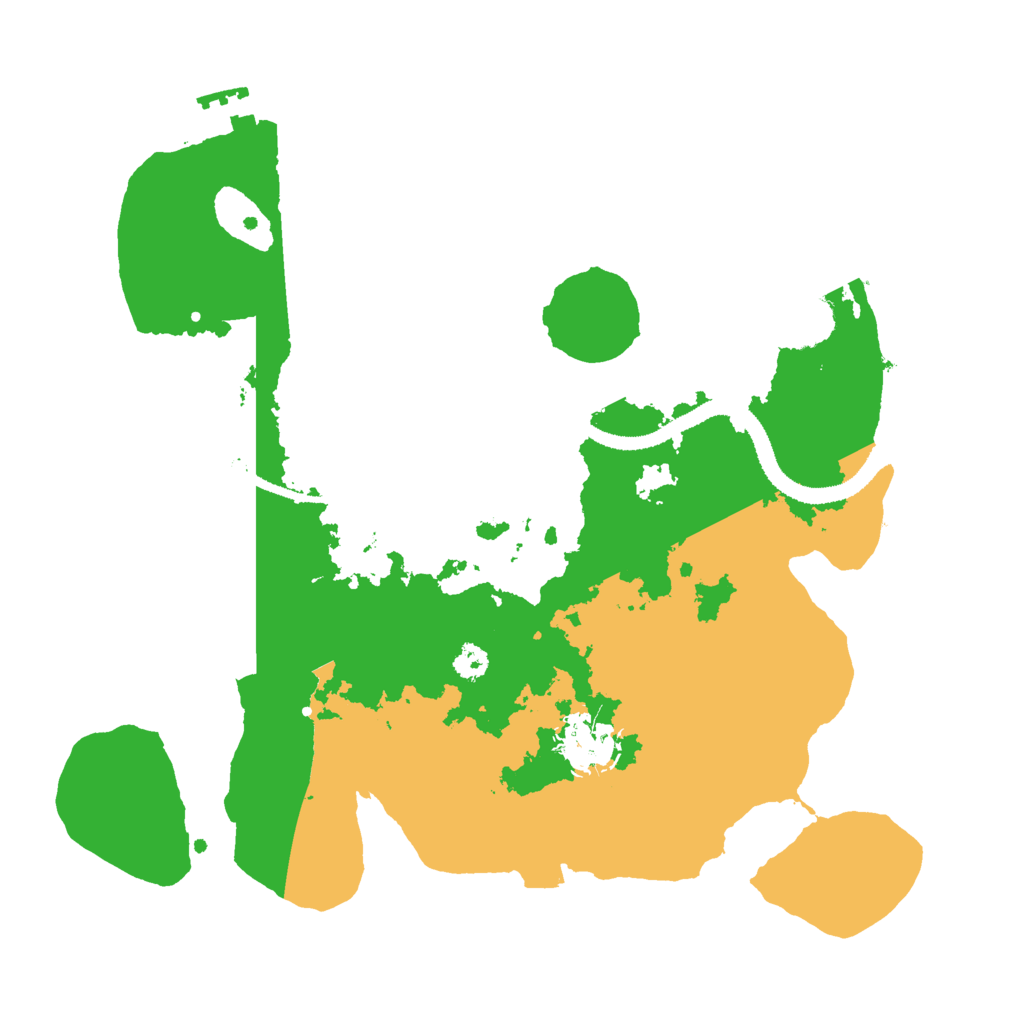 Biome Rust Map: Procedural Map, Size: 3000, Seed: 51511181