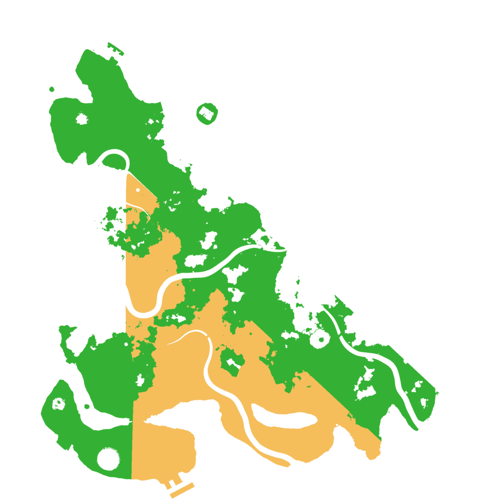Biome Rust Map: Procedural Map, Size: 3950, Seed: 540907866
