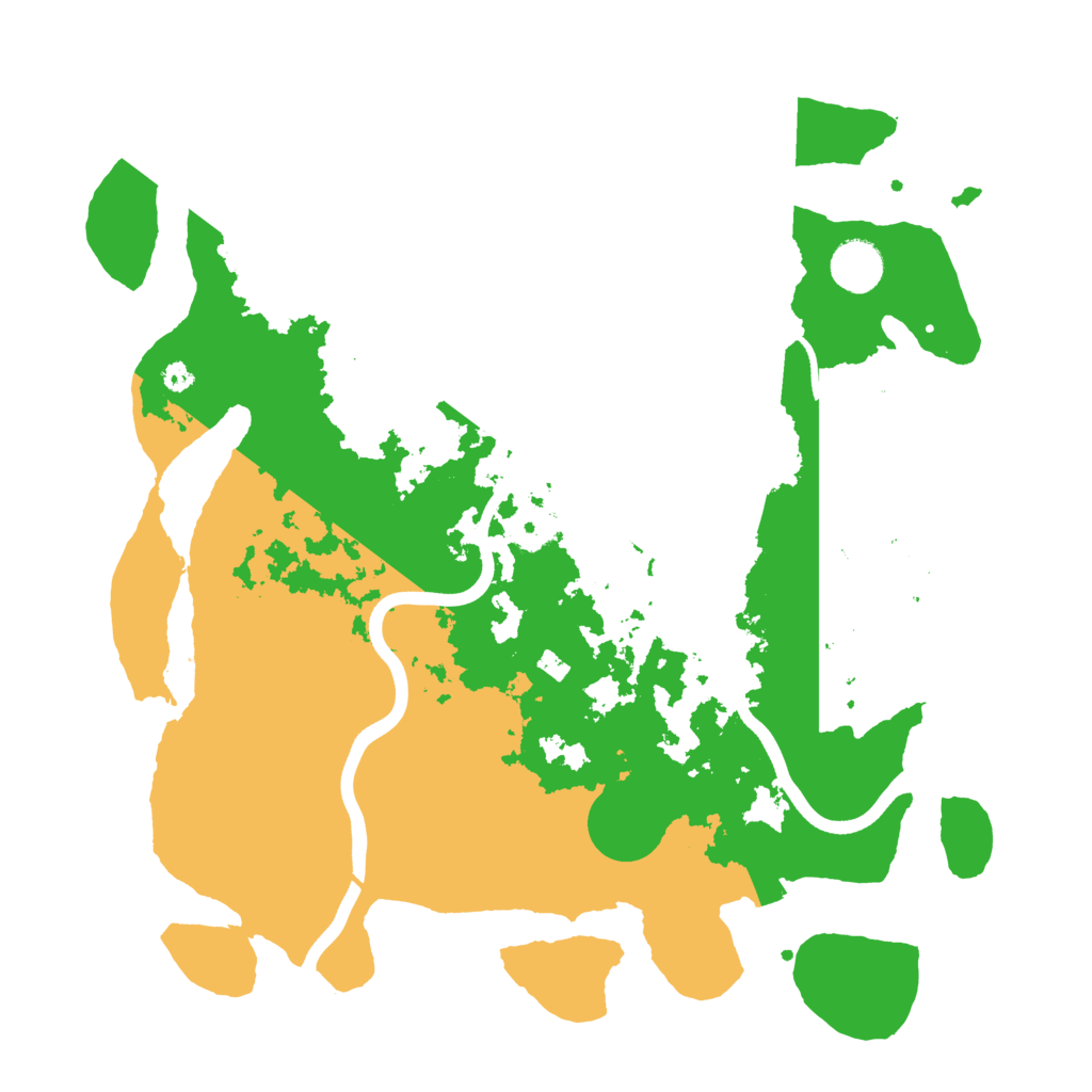 Biome Rust Map: Procedural Map, Size: 3750, Seed: 395882703