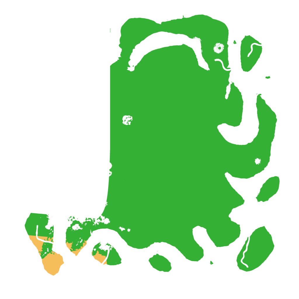 Biome Rust Map: Procedural Map, Size: 4400, Seed: 4845