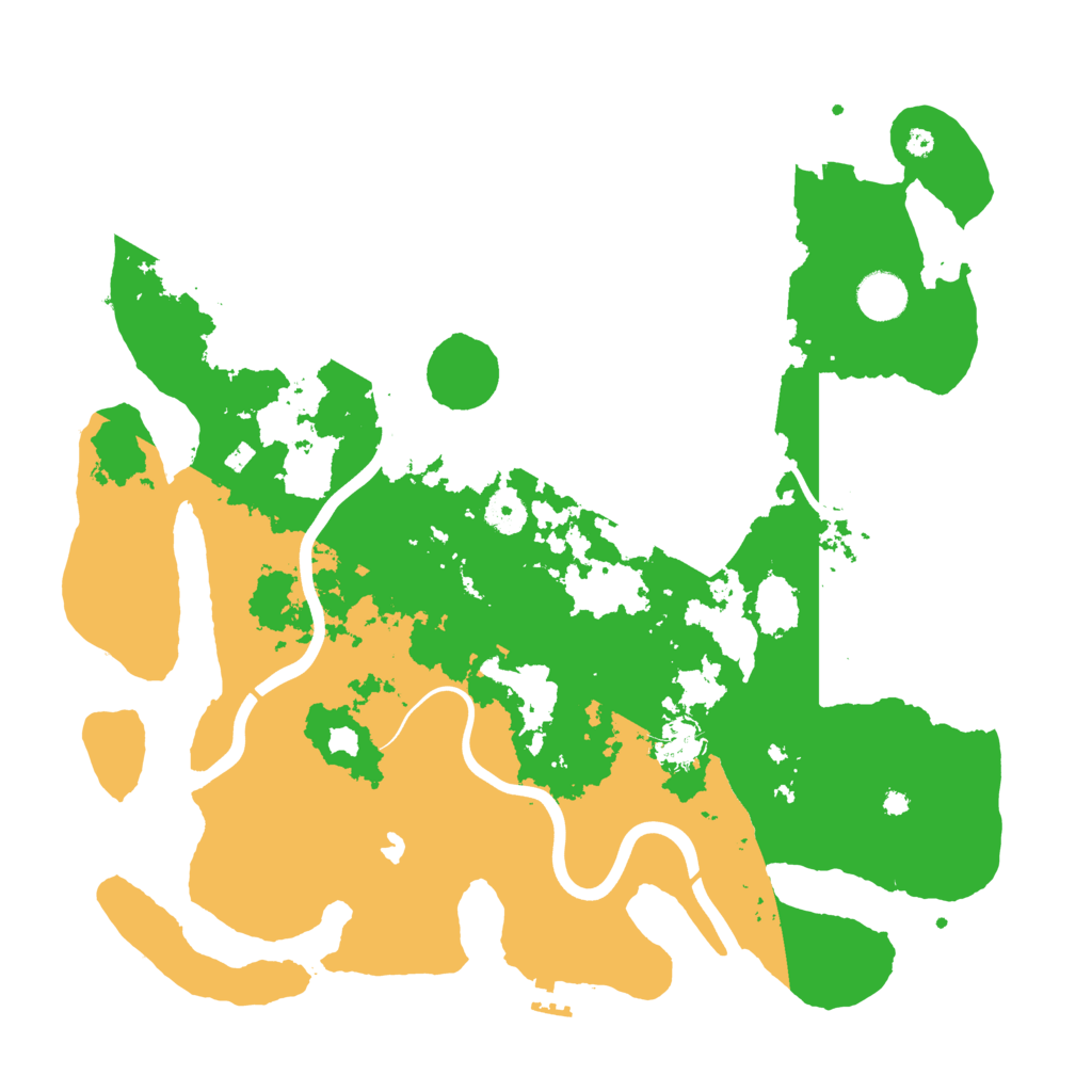 Biome Rust Map: Procedural Map, Size: 4000, Seed: 421