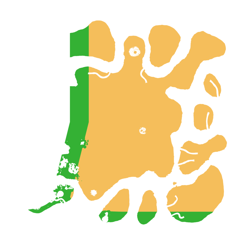 Biome Rust Map: Procedural Map, Size: 3500, Seed: 720716887