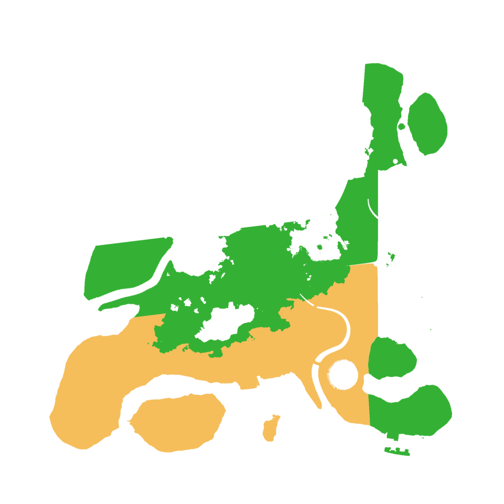 Biome Rust Map: Procedural Map, Size: 3000, Seed: 95641824