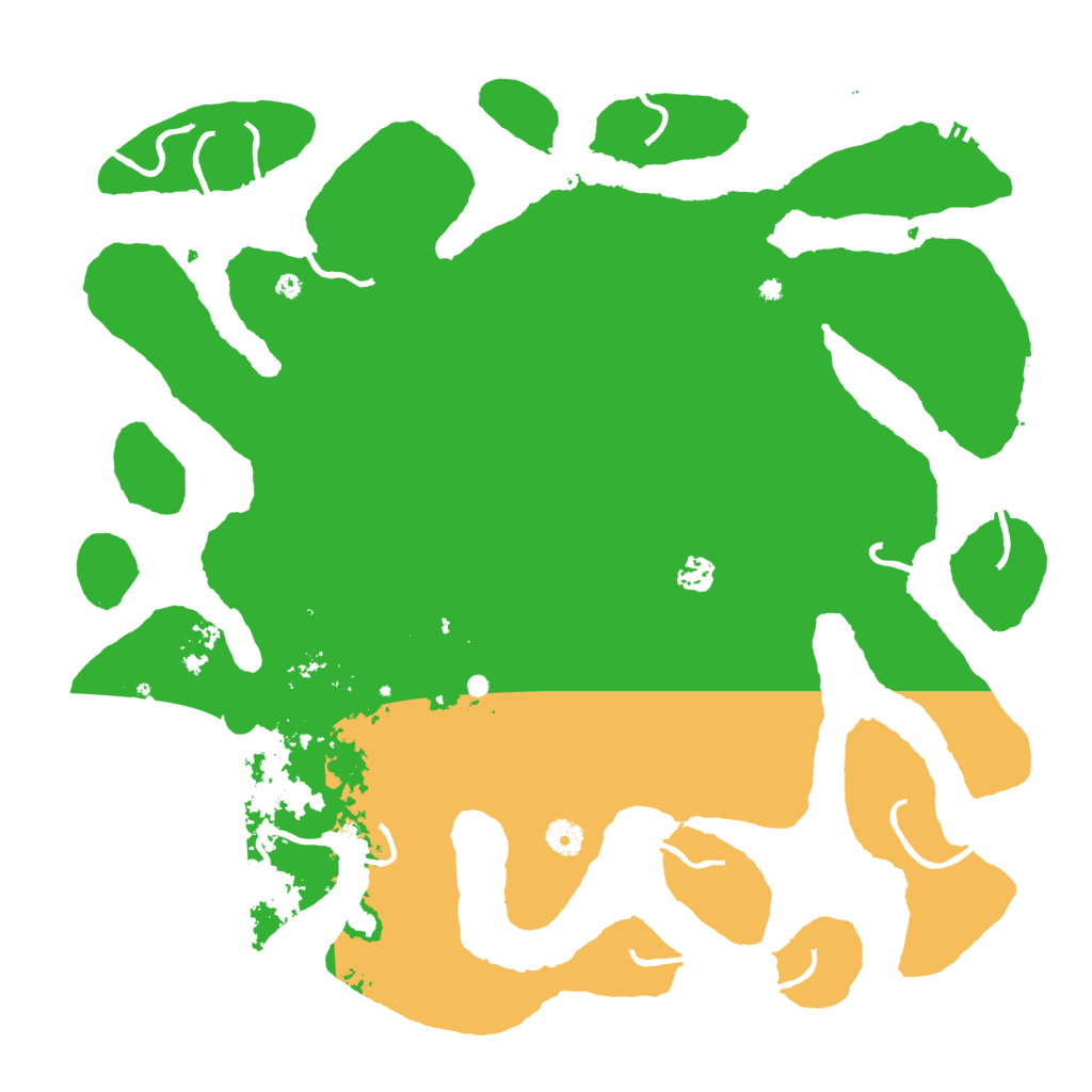 Biome Rust Map: Procedural Map, Size: 4500, Seed: 821489684