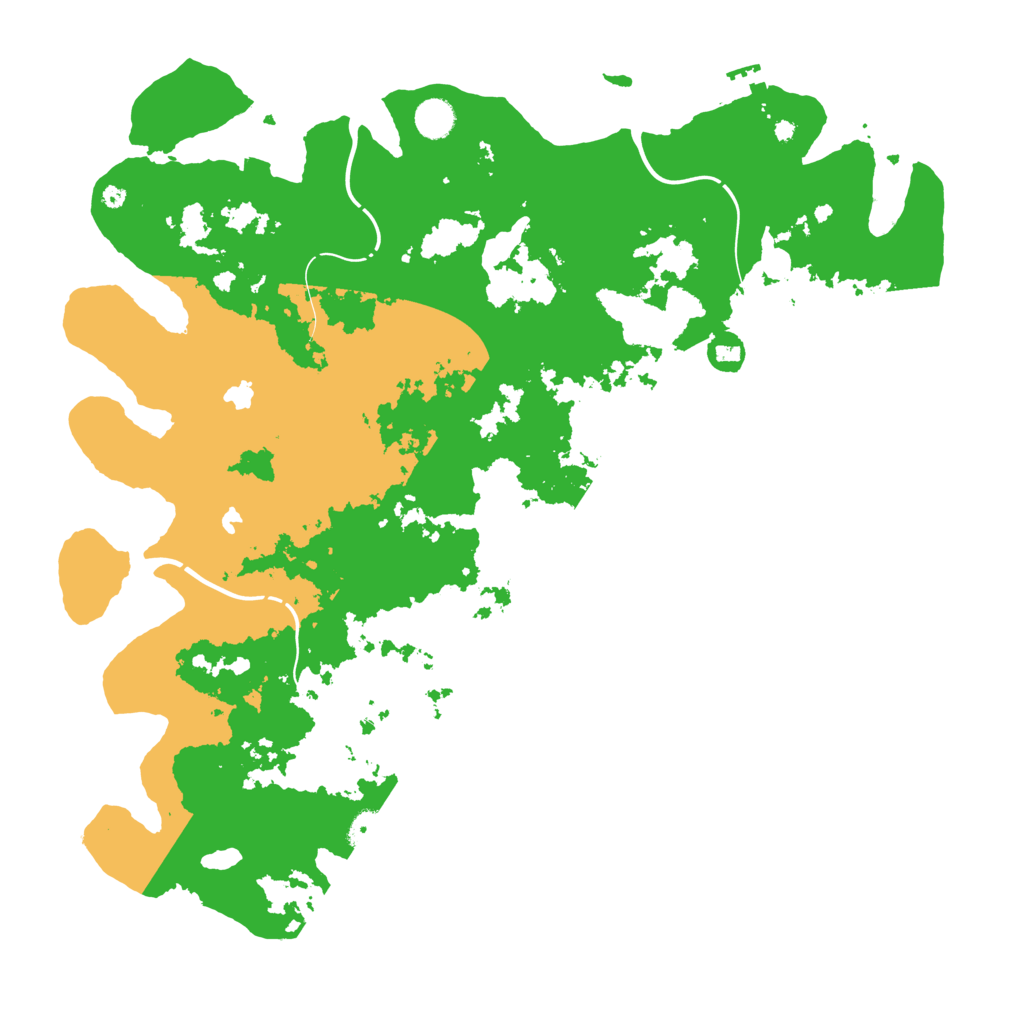 Biome Rust Map: Procedural Map, Size: 4500, Seed: 123462