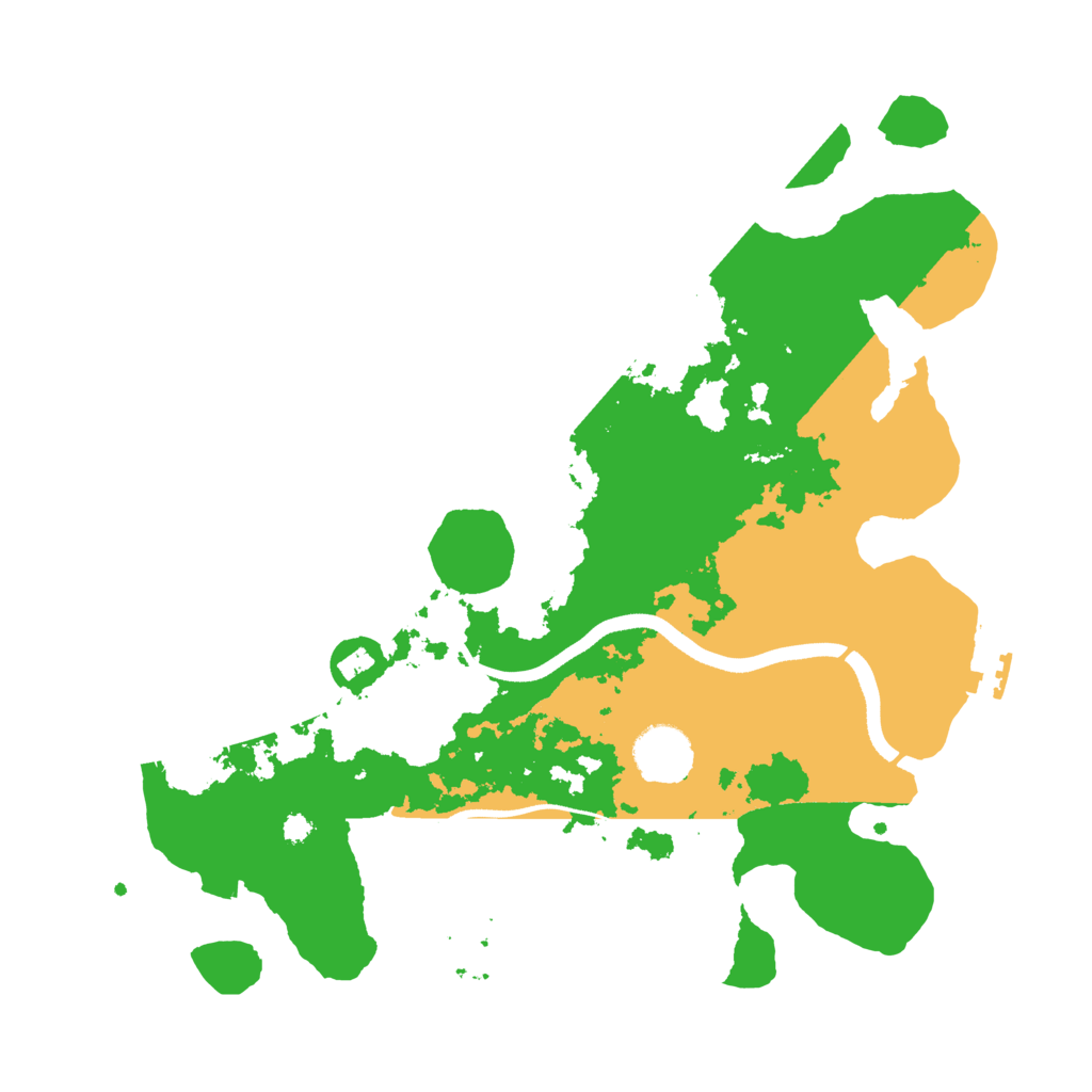 Biome Rust Map: Procedural Map, Size: 3500, Seed: 213