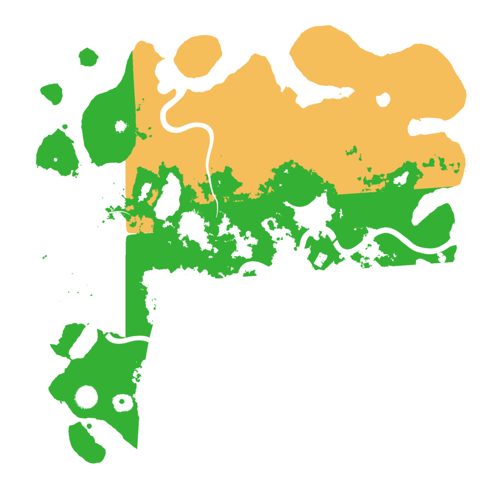 Biome Rust Map: Procedural Map, Size: 3900, Seed: 20210507
