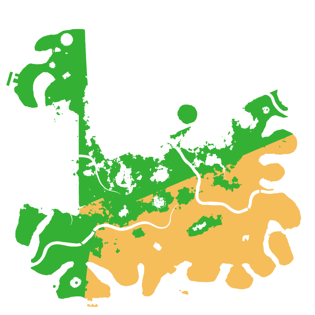 Biome Rust Map: Procedural Map, Size: 4500, Seed: 107804784