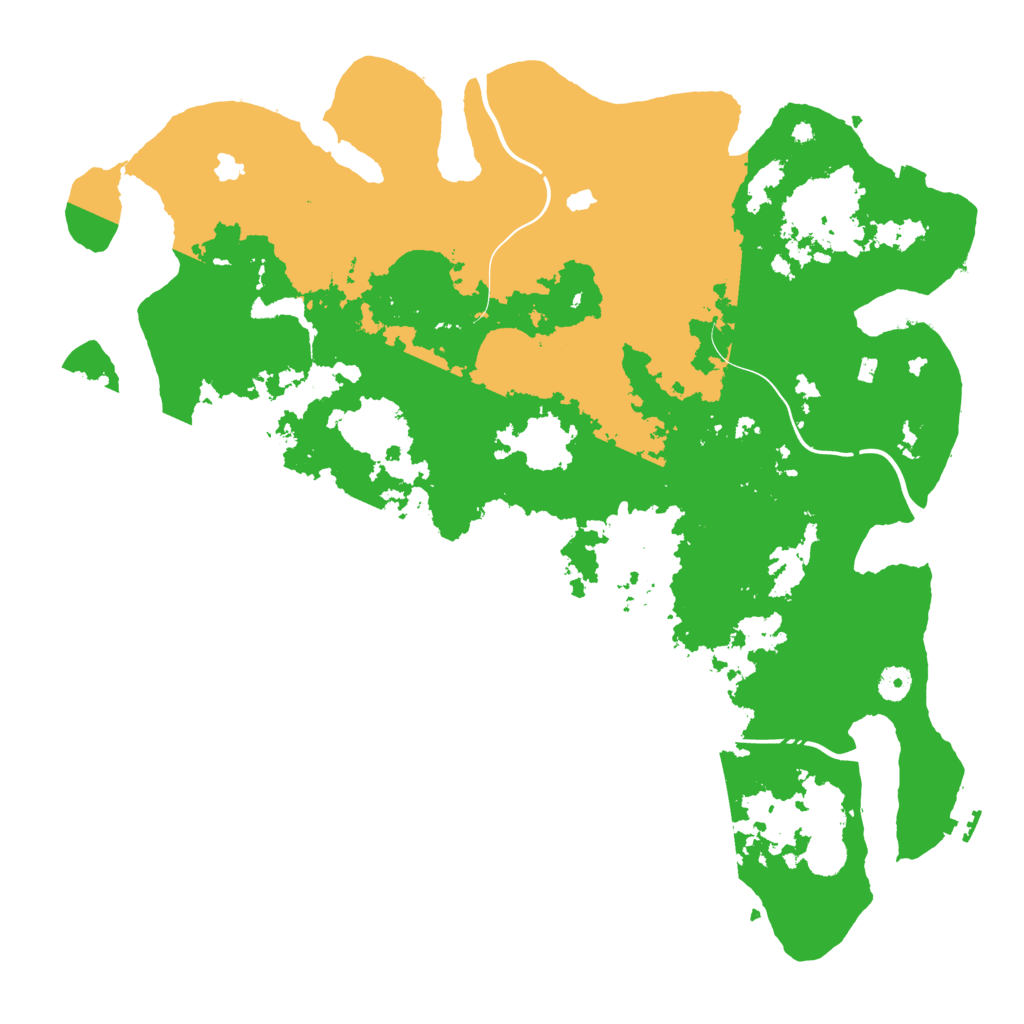 Biome Rust Map: Procedural Map, Size: 4500, Seed: 1147964