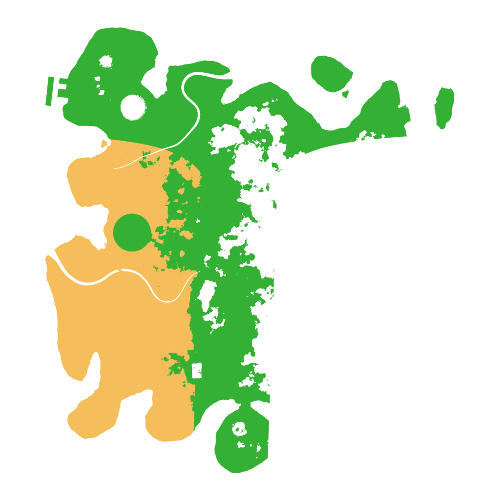 Biome Rust Map: Procedural Map, Size: 3500, Seed: 665822