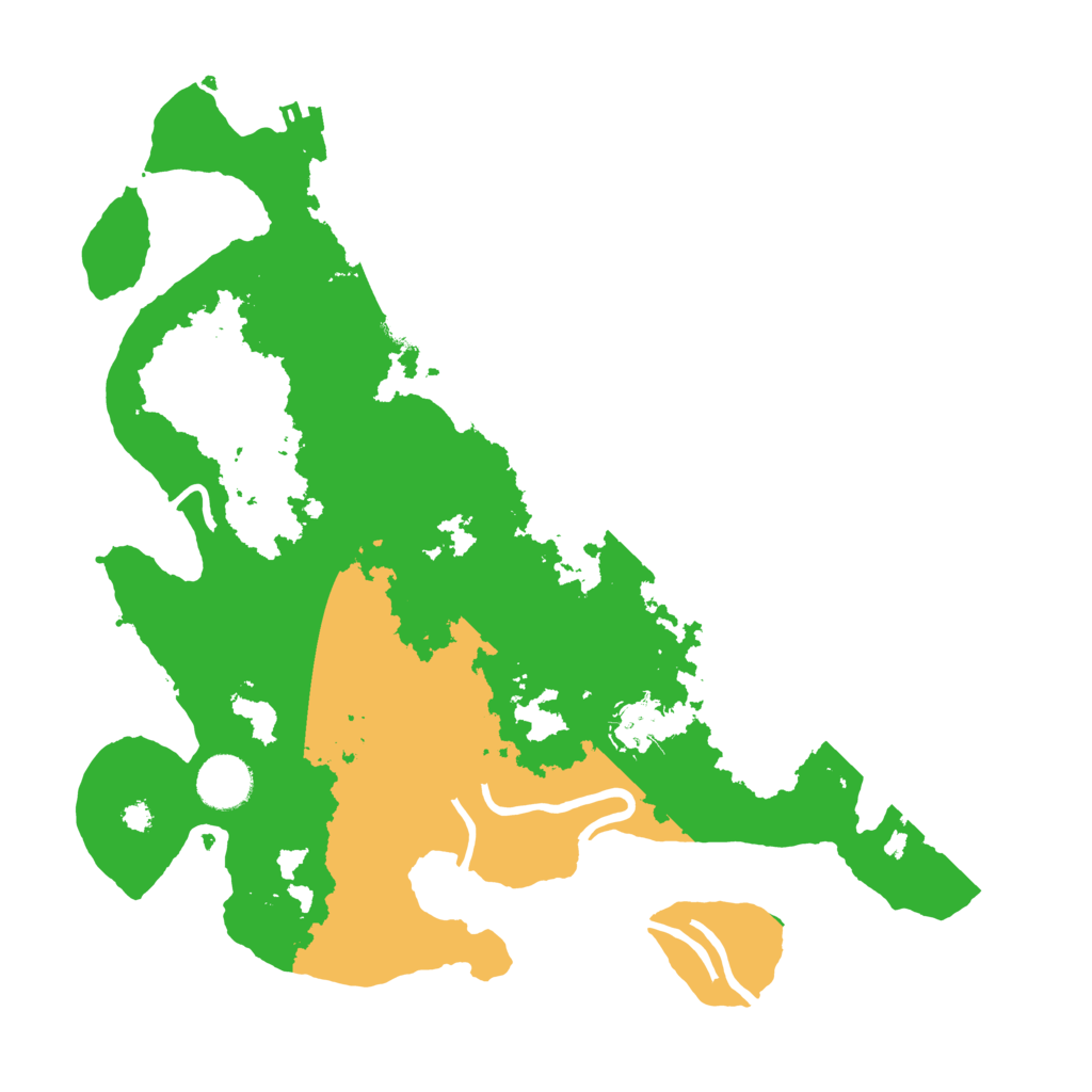 Biome Rust Map: Procedural Map, Size: 3500, Seed: 175869806