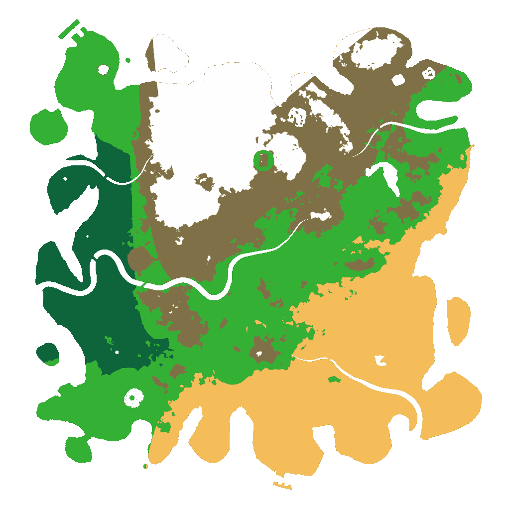 Biome Rust Map: Procedural Map, Size: 4000, Seed: 1014